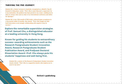 Thriving the PhD Journey! Discover the Art of Exceptional Doctoral Supervision